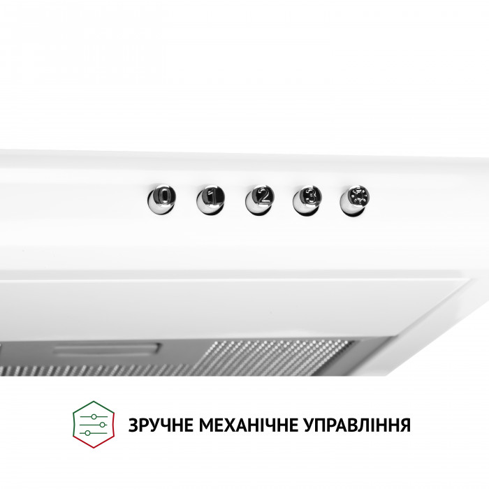 Витяжка плоска Perfelli PL 6124 WH LED