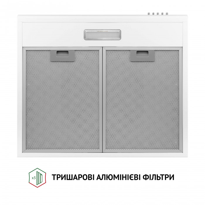 Витяжка плоска Perfelli PL 6124 WH LED