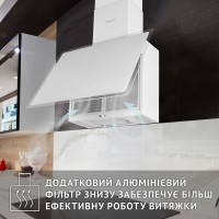 Витяжка декоративна похила Perfelli RIVA BIANCA