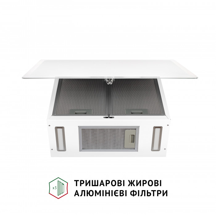 Витяжка декоративна похила Perfelli RIVA BIANCA