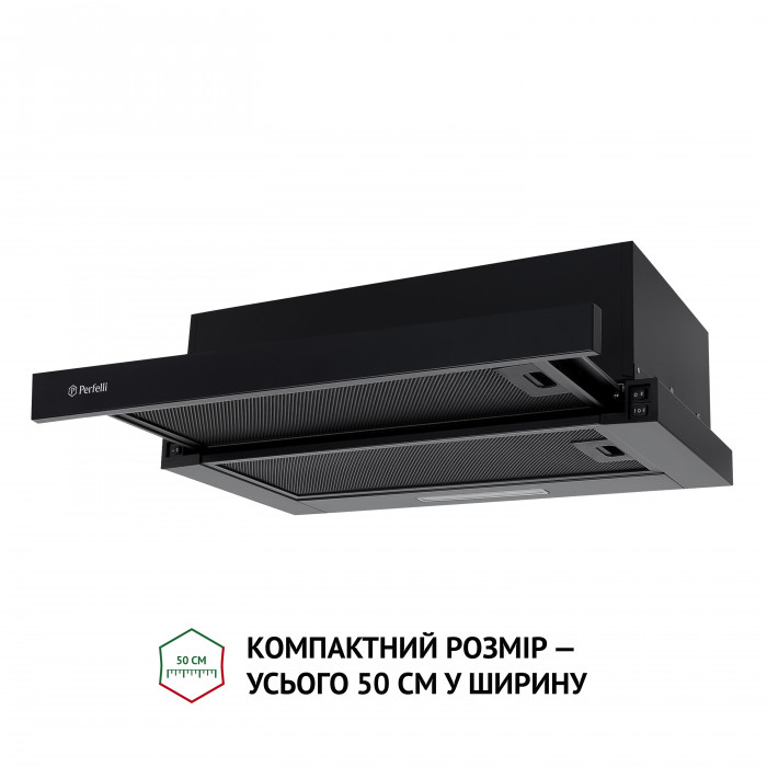 Вытяжка телескопическая Perfelli TL 5316 BL 700 LED