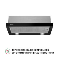 Витяжка телескопічна Perfelli TL 602 BL LED