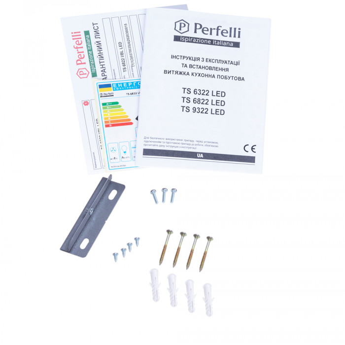 Витяжка декоративна Т-подібна Perfelli TS 6822 I/BL LED