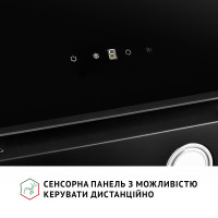 Витяжка декоративна похила Perfelli VICCO 6HSR NERO
