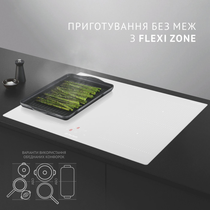 Поверхня індукційна Perfelli HI 674 WH