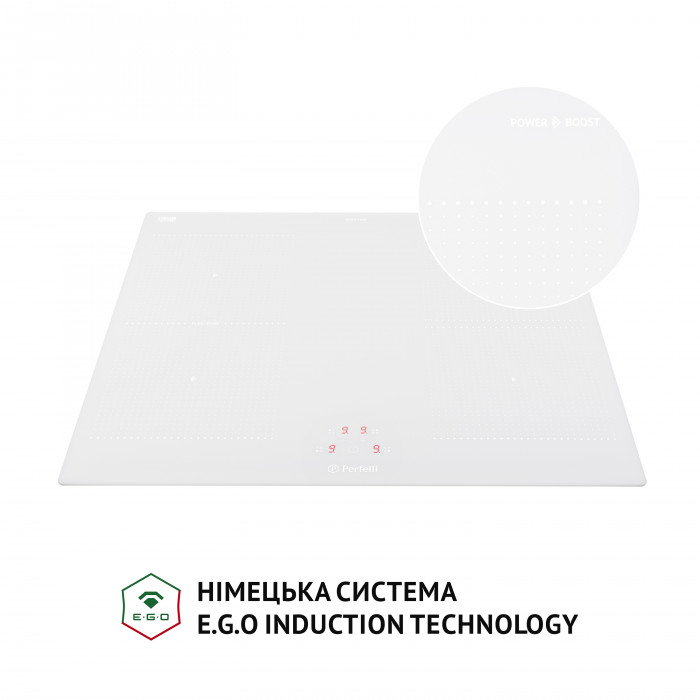 Поверхня індукційна Perfelli HI 674 WH