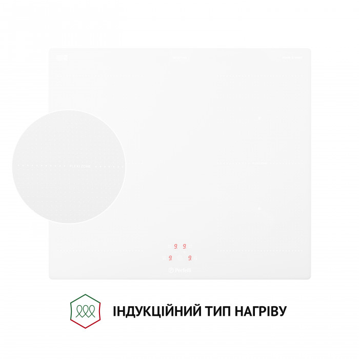 Поверхня індукційна Perfelli HI 684 WH