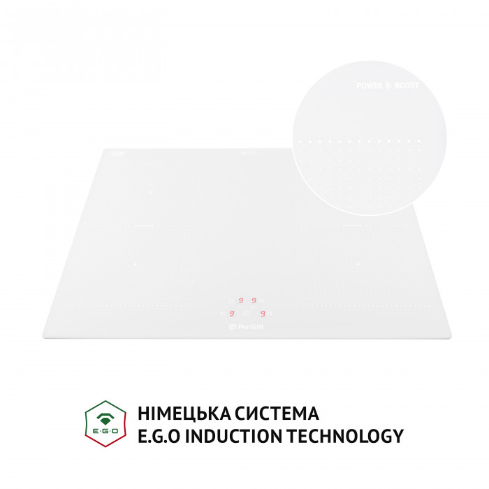Поверхня індукційна Perfelli HI 684 WH