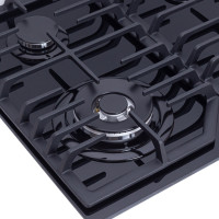 Поверхность газовая на стекле Perfelli DIAMOND GW69C NERO