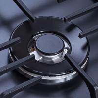 Поверхность газовая на металле Perfelli DIAMOND MW69C NERO