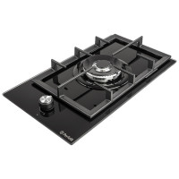 Поверхность газовая Domino на стекле Perfelli HGG 31404 BL