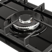 Поверхность газовая Domino на стекле Perfelli HGG 31404 BL