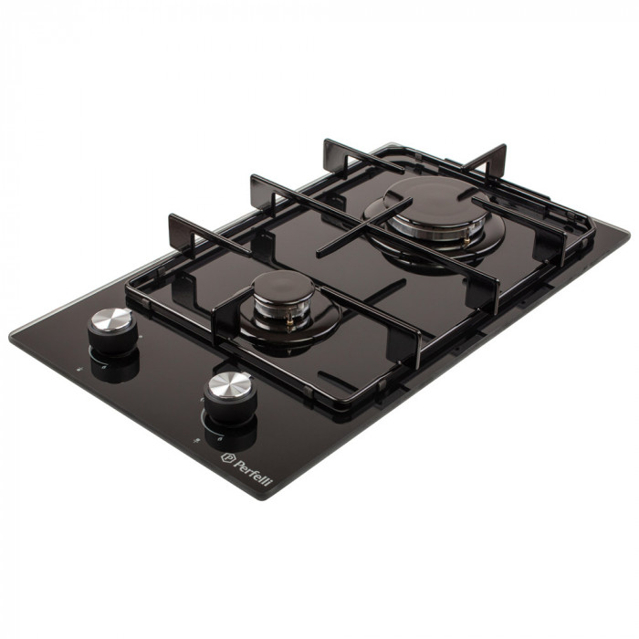 Поверхня газова Domino на склі Perfelli HGG 31414 BL