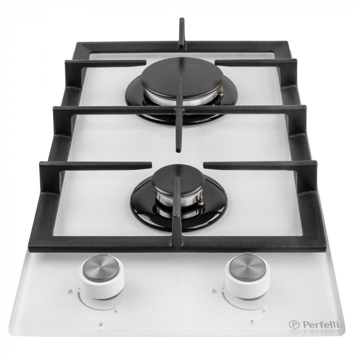 Поверхня газова Domino на склі Perfelli HGG 31424 WH