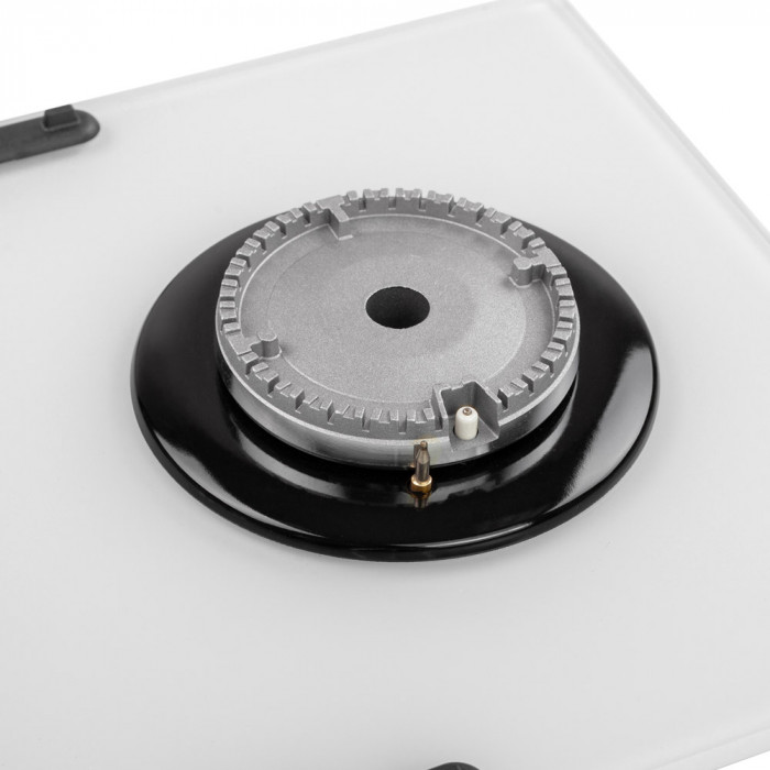 Поверхня газова Domino на склі Perfelli HGG 31424 WH