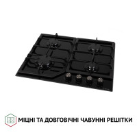 Поверхность газовая на стекле Perfelli HGG 61424 BL