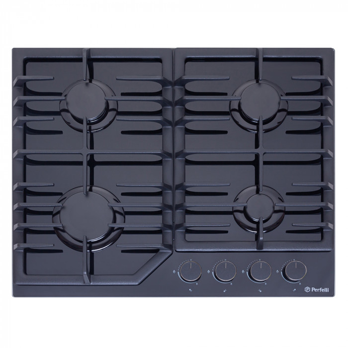 Поверхня газова на склі Perfelli HGG 61494 BL