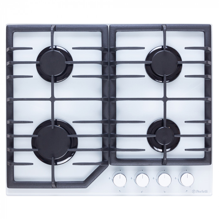 Поверхня газова на склі Perfelli HGG 61494 WH