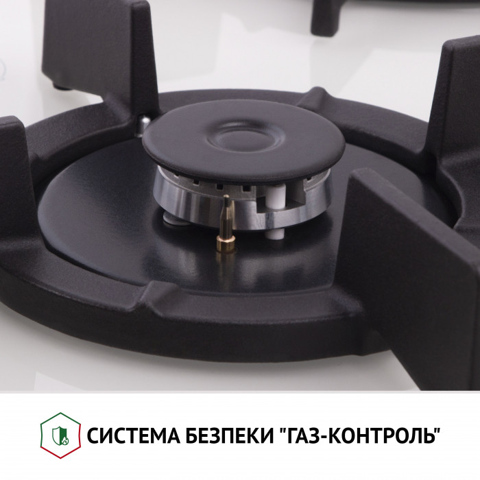 Поверхня газова на склі Perfelli HGG 61687 WH