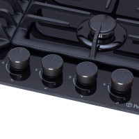 Поверхность газовая на стекле Perfelli HGG 61694 BL