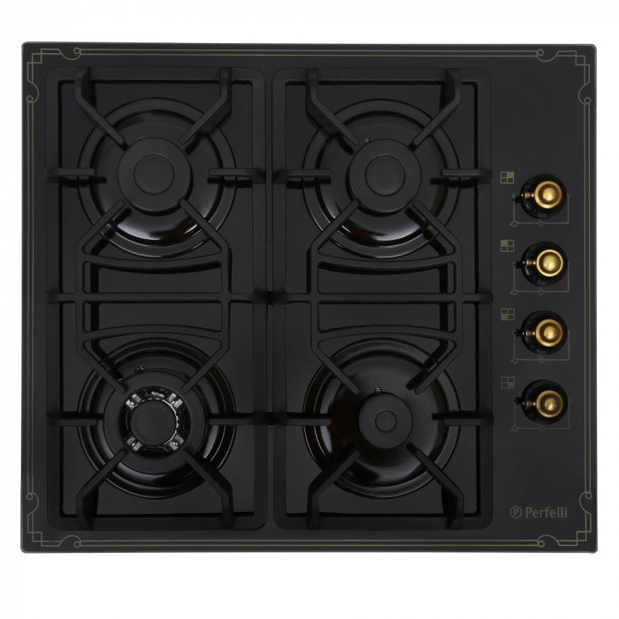 Поверхня газова на склі Perfelli HGG 61724 BL ANTIQUE