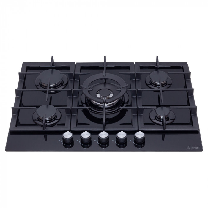 Поверхня газова на склі Perfelli HGG 71624 BL