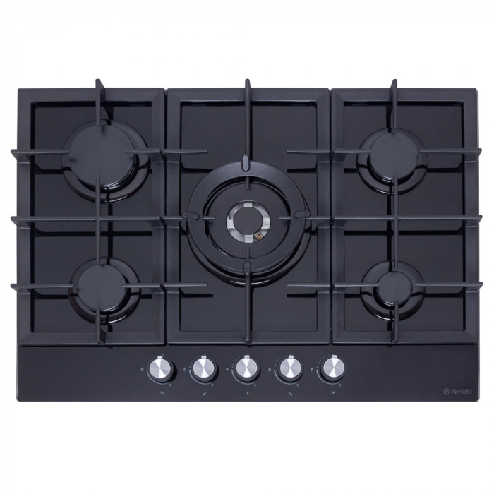 Поверхня газова на склі Perfelli HGG 71624 BL