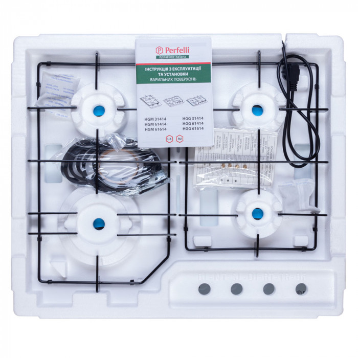Поверхня газова на металі Perfelli HGM 61414 WH