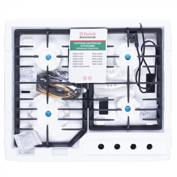 Поверхня газова на металі Perfelli HGM 61494 BL