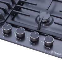 Поверхность газовая на металле Perfelli HGM 61494 BL
