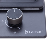 Поверхность газовая на металле Perfelli HGM 61494 BL