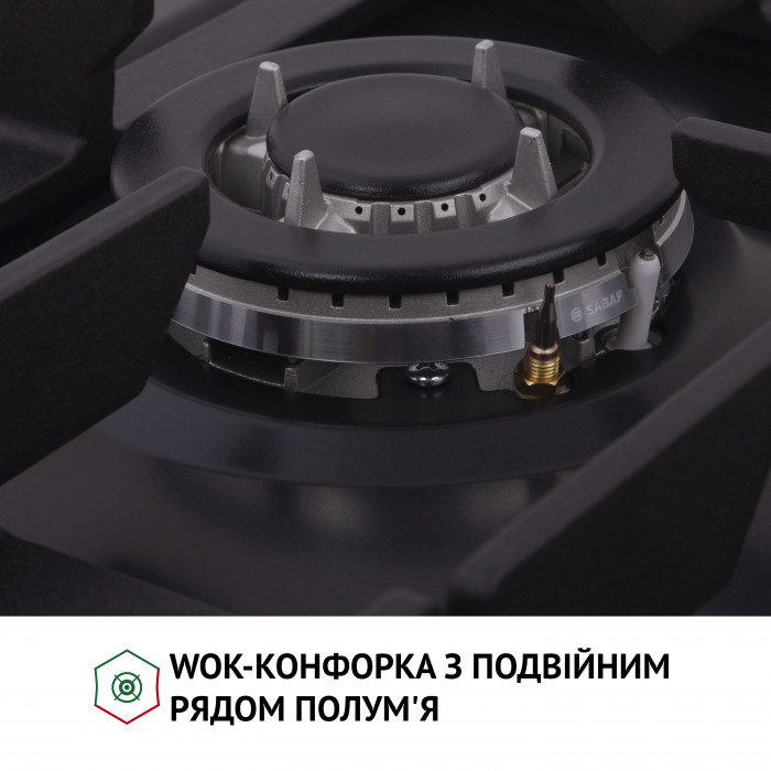 Варильна поверхня на металі Perfelli HGM 61637 BL RETRO