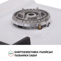 Варильна поверхня на металі Perfelli HGM 61637 WH RETRO