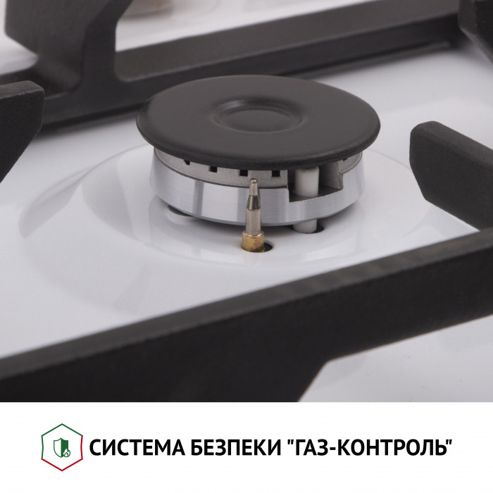 Варильна поверхня на металі Perfelli HGM 61637 WH RETRO