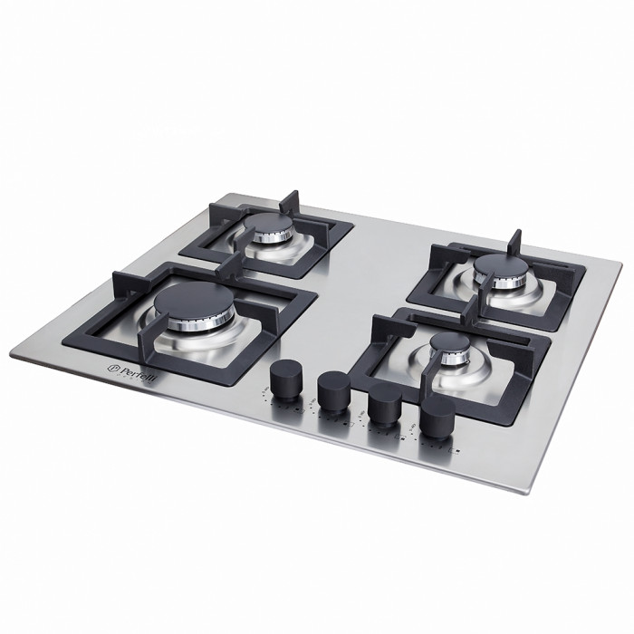 Поверхня газова на металі Perfelli design HGM 6430 INOX SLIM LINE