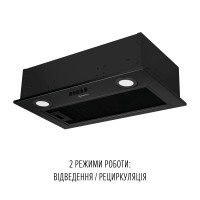 Витяжка повновбудована PERFELLI BI 5022 FBL LED