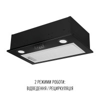 Вытяжка полновстраиваемая PERFELLI BI 5212 BL LED