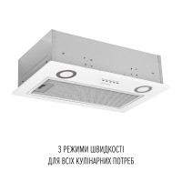 Витяжка повновбудована PERFELLI BI 5212 WH LED