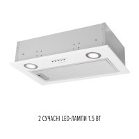 Витяжка повновбудована PERFELLI BI 5212 WH LED