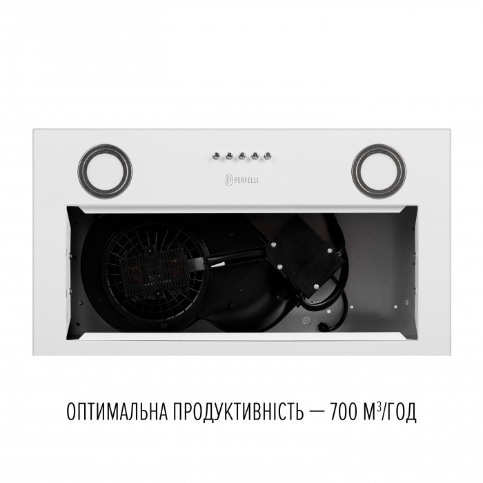 Витяжка повновбудована PERFELLI BI 5212 WH LED
