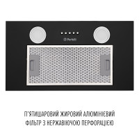 Витяжка повновбудована Perfelli BI 5252 BL 700 LED
