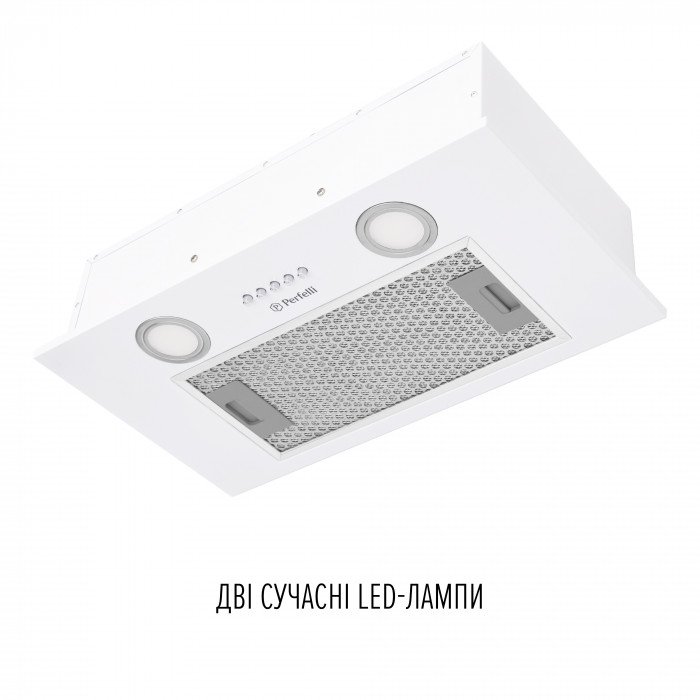 Витяжка повновбудована Perfelli BI 5252 WH 700 LED