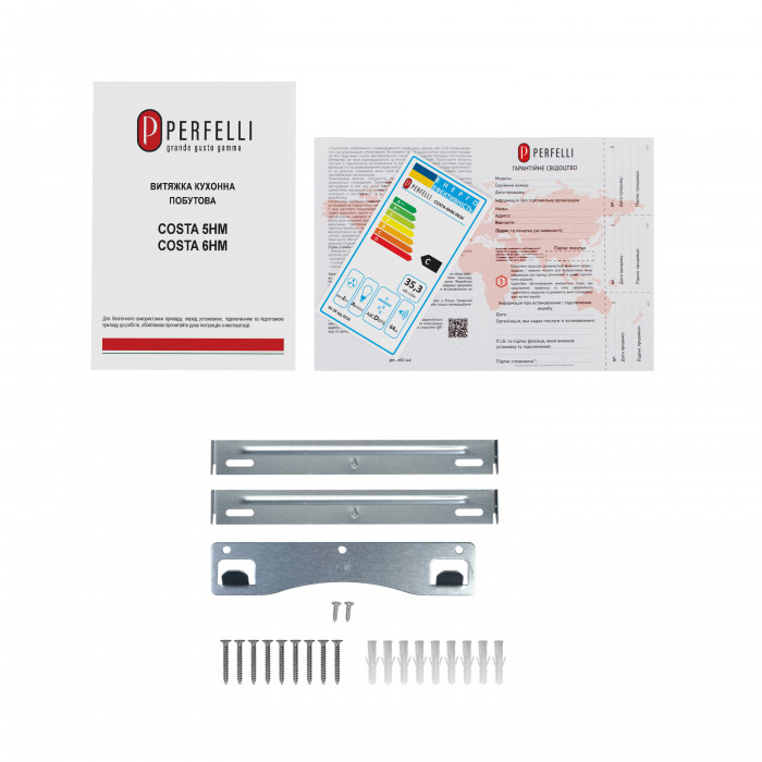 Вытяжка купольная PERFELLI COSTA 6HM INOX