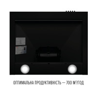 Витяжка купольна PERFELLI COSTA 6HM NERO