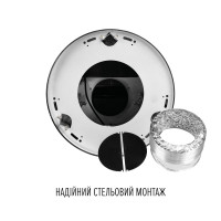 Витяжка острівна PERFELLI DESIGN ISOLA 35 INOX SILENZIO