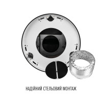 Витяжка острівна PERFELLI DESIGN ISOLA 35 NERO SILENZIO