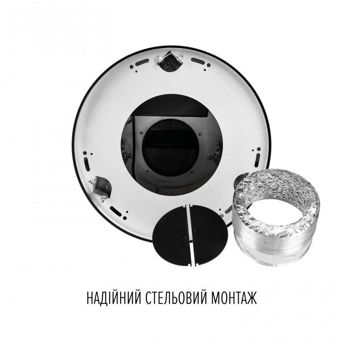 Витяжка острівна PERFELLI DESIGN ISOLA 35 NERO SILENZIO