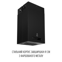Вытяжка островная PERFELLI DESIGN QUATTRO 41 NERO SILENZIO