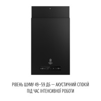 Вытяжка островная PERFELLI DESIGN QUATTRO 41 NERO SILENZIO