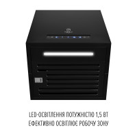 Вытяжка островная PERFELLI DESIGN QUATTRO 41 NERO SILENZIO
